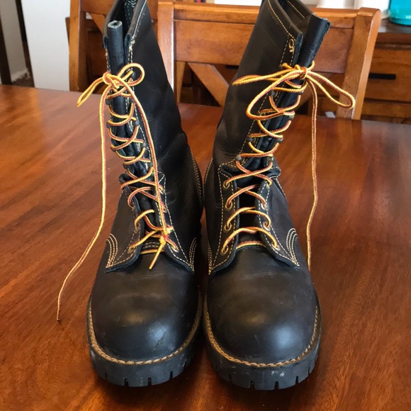 danner black leather boots